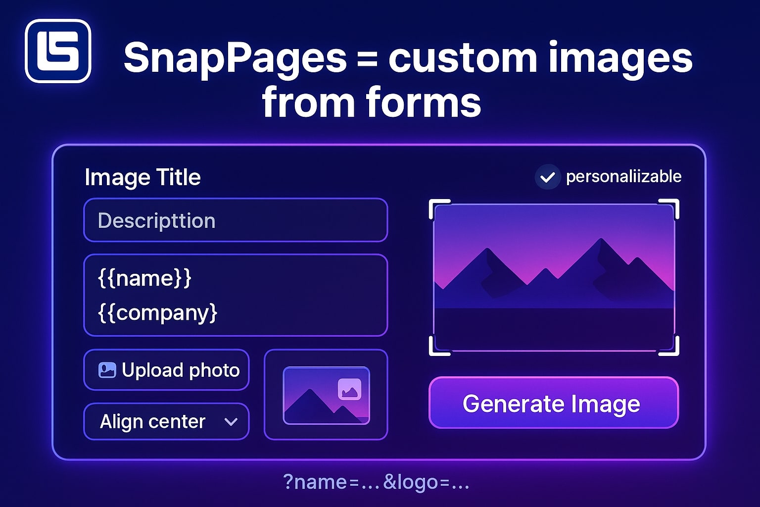 Create variations on demand with SnapPages (Coming Soon)